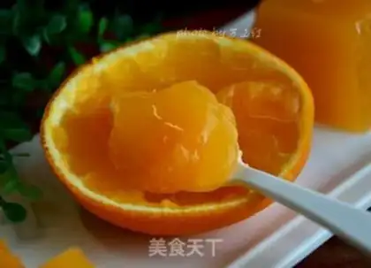 Make Fresh orange Jell-O step 9