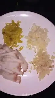 Make Spicy duck blood step 1