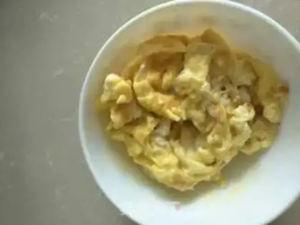 Make Mocked eggs step 4
