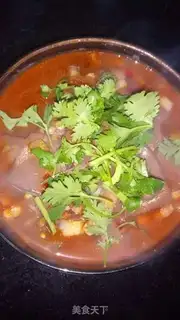 Make Spicy duck blood step 4