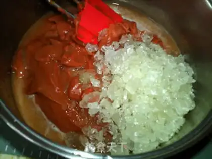 Make A mountain cake step 4
