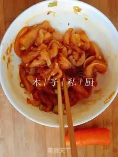 Make Double silk chicken step 1