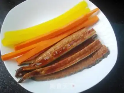 Make Eels sushi rolls step 1