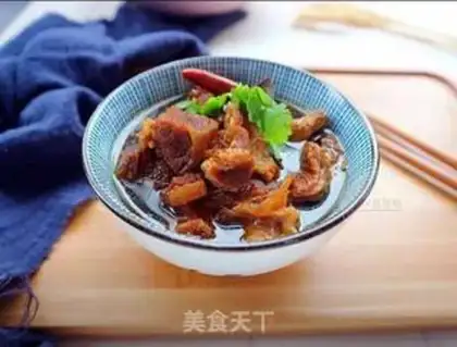 Make Red beef noodles step 8
