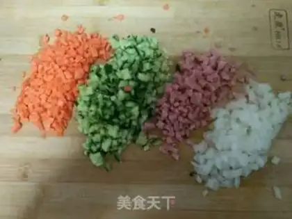 Make Pineapple rice step 2
