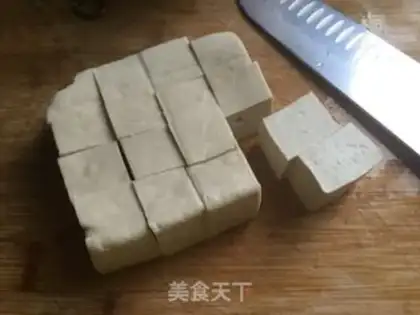 Make Old tofu step 1