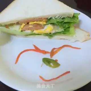 Make Smiley sandwich step 10