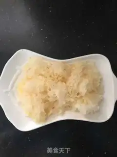 Make Silver-eared omelet step 1