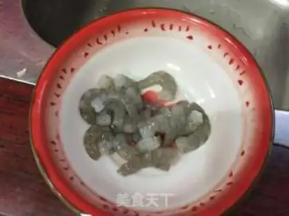 Make Shrimp bean rice step 0