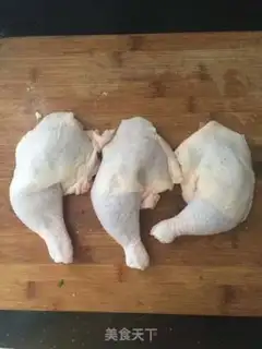 Make High pressure pan salt chicken leg step 0