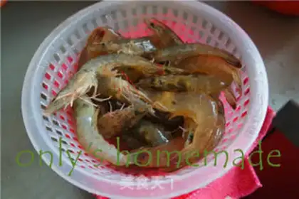 Make Drunk shrimp step 0
