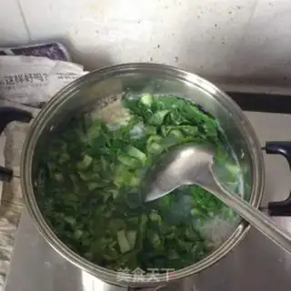 Make Shrimp vegetable congee step 4