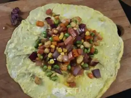 Make Sunshine omelet step 3