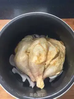 Make High pressure pan salt chicken leg step 7