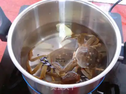 Make Crab fried rice step 1