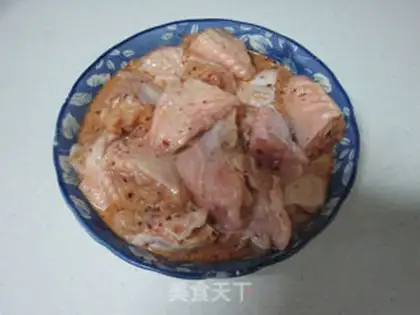 Make Hot chicken fin shrimp step 1