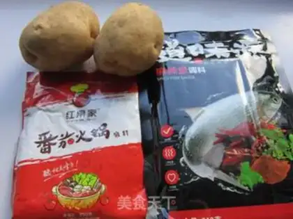 Make Spicy potatoes from the red fruit family step 0