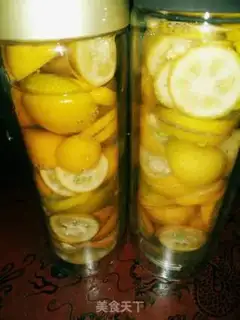 Make Honey juice, orange tea step 4