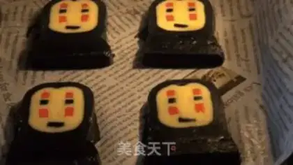 Make The faceless man cookies step 10
