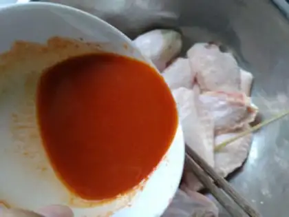 Make Chicken wings in New Orleans step 2