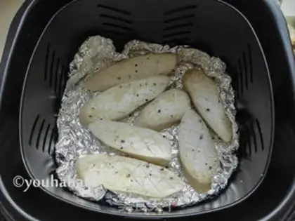 Make Roast apricot step 1