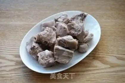 Make Pork bouquet, soybean soup step 3