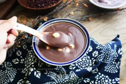 Make Lotus red bean sand step 6
