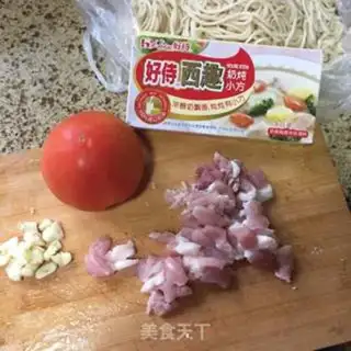 Make Tomato stew noodles step 0