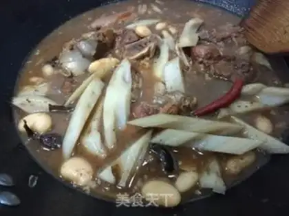 Make Spicy pig elbows and beans step 9