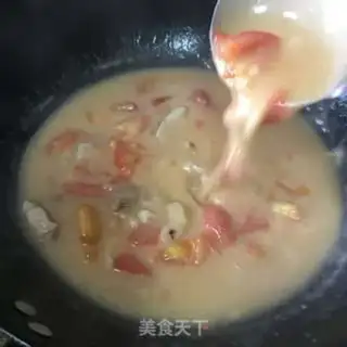 Make Tomato stew noodles step 5