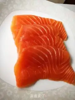 Make Fried salmon step 1