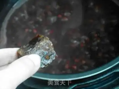 Make Rose rice congee step 5