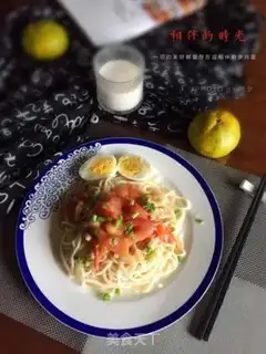 Make Tomato stew noodles step 9
