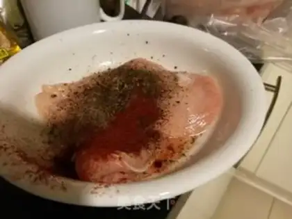 Make Cracker chicken steak step 1