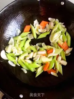 Make The Celery Lily step 3