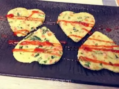 Make Five-coloured omelet step 2