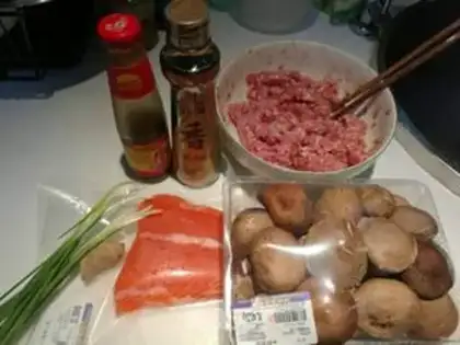 Make The salmon round step 0