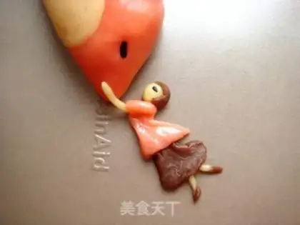 Make The big fish seagulls are creatively burning fruit step 28