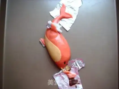 Make The big fish seagulls are creatively burning fruit step 29
