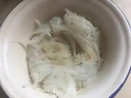 Make Crab silverfish step 1