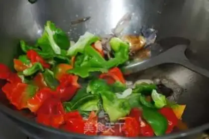 Make The peppers are fried step 6