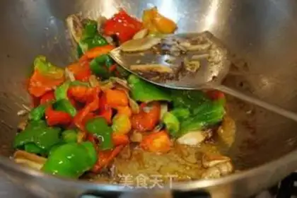 Make The peppers are fried step 7
