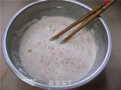 Make Shrimp pancakes step 3