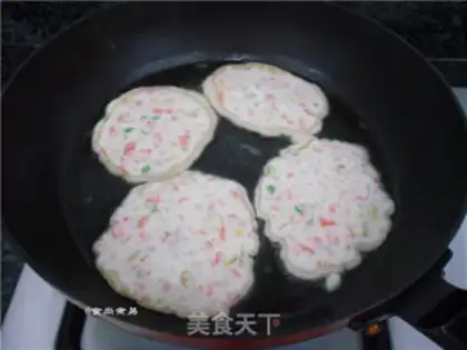 Make Shrimp pancakes step 5