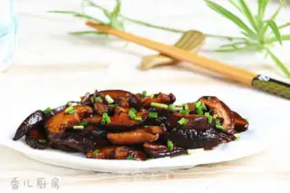 Make Plum mushrooms step 7