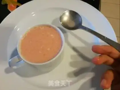 Make The papaya hit the milk step 7
