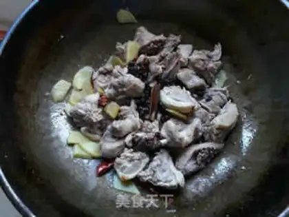 Make A casserole of ginger bean duck step 6