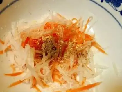 Make Fried radish step 0