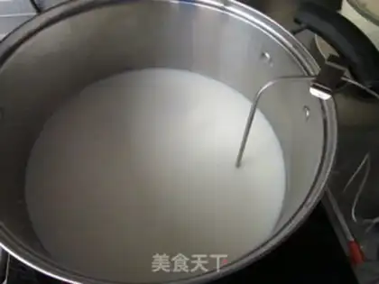 Make Homemade light cheese step 2