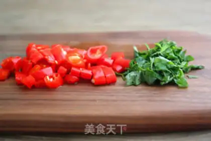 Make Cream of peppers. Cowtail step 1